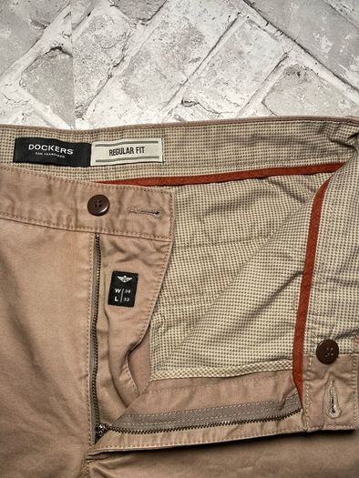 Dockers Mens Straight Fit Chinos W36 L30