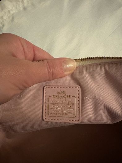 Authentic Coach Floral Cosmetic Pouch / Makeup Bag (With Dustbag & Care Card)