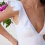 White Swimsuit Size 18 Image 5