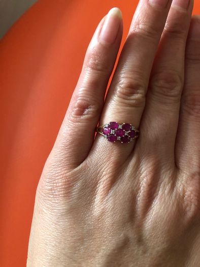14ct gold ruby ring