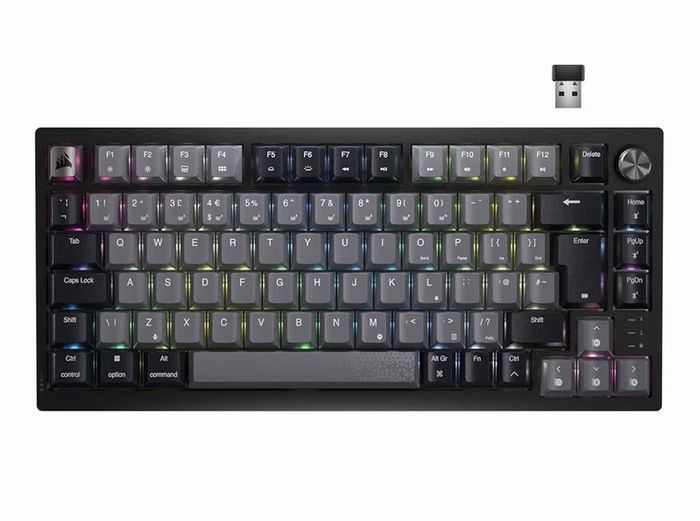 CORSAIR K65 Plus Wireless 75% RGB Hot-Swappable Mechanical Gaming Keyboard