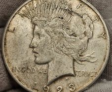 USA United States 1923 S Silver Peace Dollar