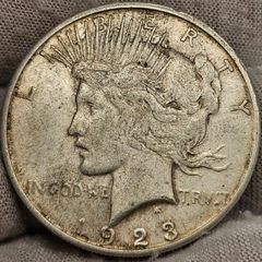 USA United States 1923 S Silver Peace Dollar