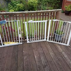 child stair gates x 3