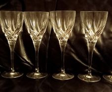 Six Wedgewood Wine Glasses