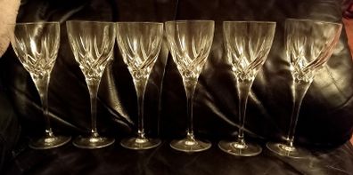 Six Wedgewood Wine Glasses