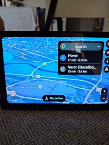 Android carplay portable 9" screen