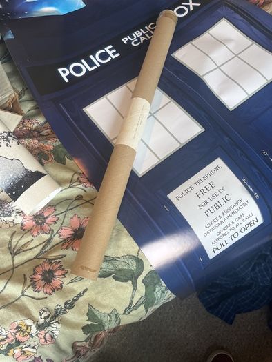 doctor who poster- free to good home