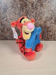 Vintage Disney Store Tigger photo frame plush teddy winnie the pooh