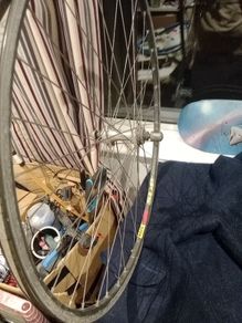 Vintage Mavic SUP front wheel