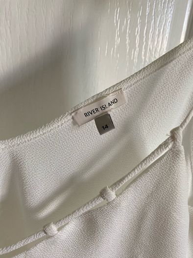 Ladies River Islamd Ivory t strap top