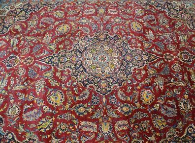 P.ersian Old Kashan Rug.4.1x2.93m (AK)