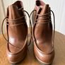 Creeks Brown leather ankle boots with heels 36/3 Image 5