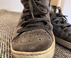 Camper, grey leather sneaker, size EU 41