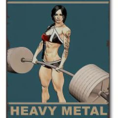 Some Girls Have A Heavy Metal Addiction: Metal Sign
