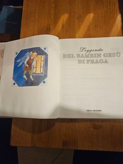 The Legend Of The Infant Of Prague. Beautiful Illustrated Large Volume Hardbacks In Good Condition.  See Photos For Same.  Italian Version.