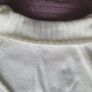 Off shoulder cotton white jumper Image 4
