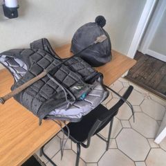 Junior Jockey equipment. Helmet, whip(equestrian)