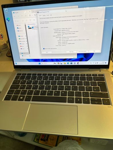 laptop hp x360 elitebook touchscreen oled 13.3 inch super price and super configuration fast sale