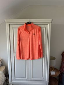 Under Armour Men's Orange Zippy Large