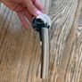 Front door chrome handle, knocker and letterbox Image 3