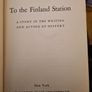 To The Final Station. By Edmund Wilson.  Hardback. Image 9