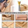 12 PCS 6.35mm 1/4 Inch Shank Tungsten Carbide Tipped Router Bit Set with Wrench (FREE POSTAGE) Image 4