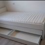 IKEA single bed with storage and extra bed space Image 2