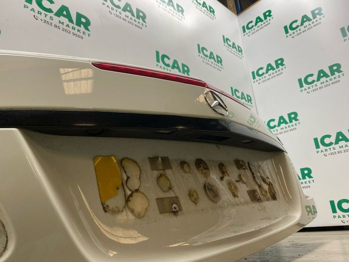 2012 Mercedes E220 E Class Coupe Bootlid Tailgate white