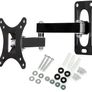 TV Monitor Wall Mount Bracket Tilt Swivel 13-27" Image 4