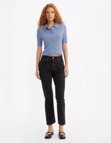 Levis brand new women 501 Crop Jeans, color black , size 26