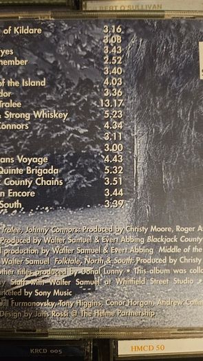 Christy Moore. Collection Part Two.