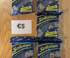 5 Sellotapes for 5 Euros