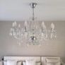 Elegant Crystal Chandelier Light 10 Arms  Crystal Ceiling Pendant Lamp Image 9