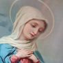 Huge Victorian Picture Holy Family Framed Image 3