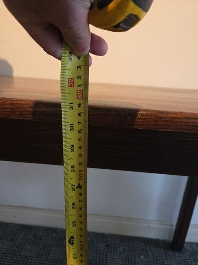 vintage oak hall table