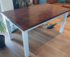 Table & 2 x Benches & 4 Chairs