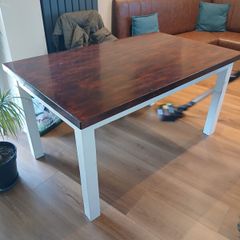 Table & 2 x Benches & 4 Chairs
