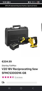 New Stanley Reciprocating Saw