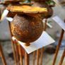 Corten steel Poppy heads. Image 3