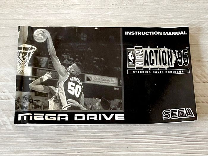 NBA Action 95 starring David Robinson for Mega Drive Boxed