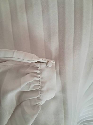 Autograph pleated batwing top