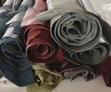 upcycled leather scraps