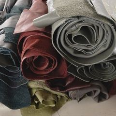 upcycled leather scraps