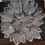 Vintage Walther Glas Sylvia Crystal Frosted hostess bowl Image 10