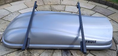 Thule Evolution 100XT Silver Roof Box & Roof Bars