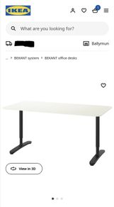 bekant Ikea desk
