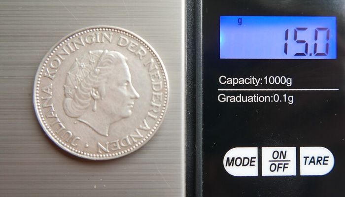 1961 Netherlands Kingdom Queen JULIANA Vintage Silver 2 1/2 Gulden Coin
