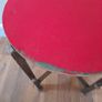 Vintage Fold Up Card Table Occasional  Table Image 5