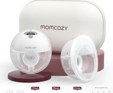 Momcozy M5 Hands Free Breast Pump, 2 Pack, Gray